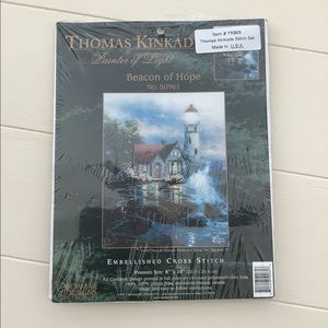 Thomas Kinkade Embellished Cross Stitch Beacon of Hope #50961 NEW